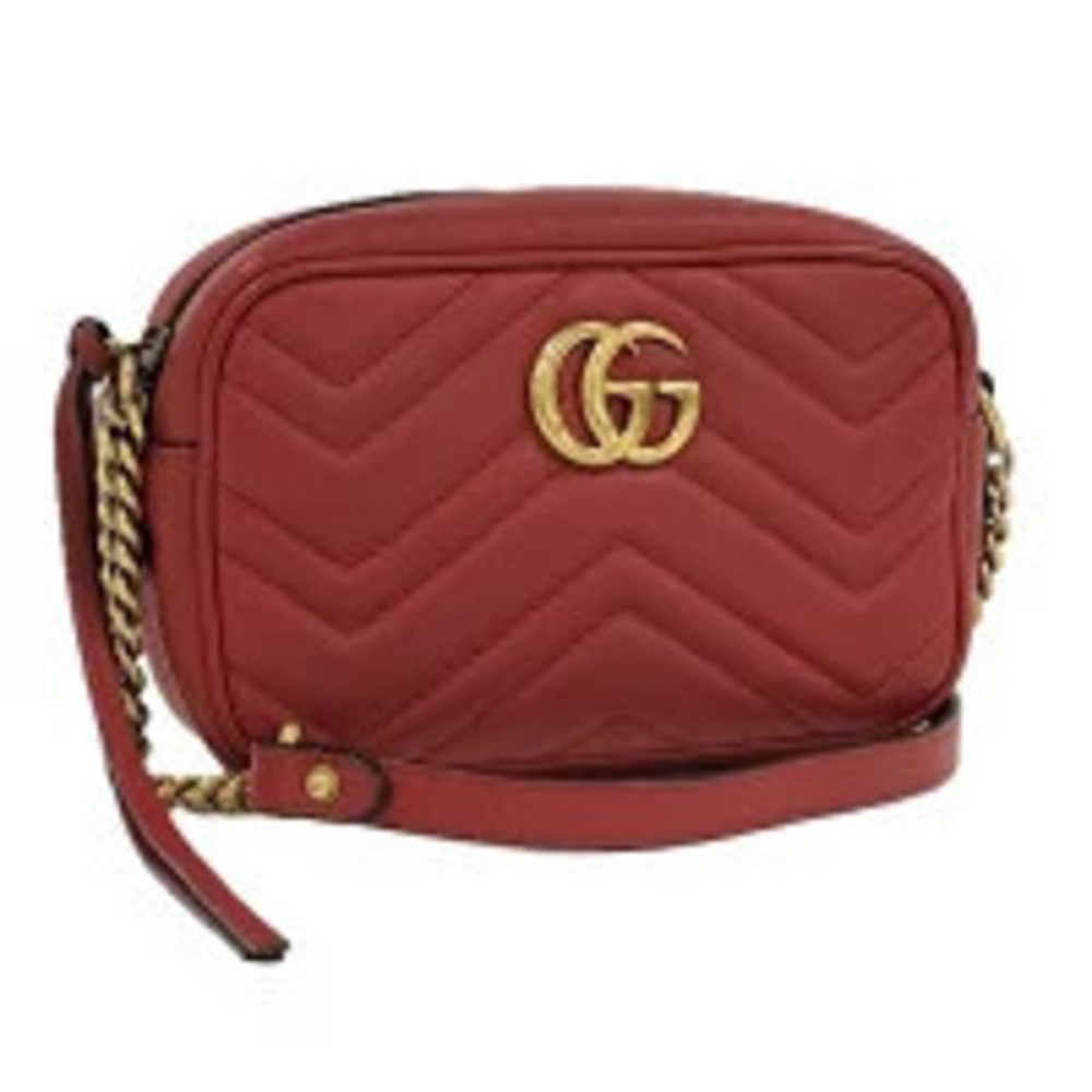 Gucci GG Marmont Shoulder Bag Red
